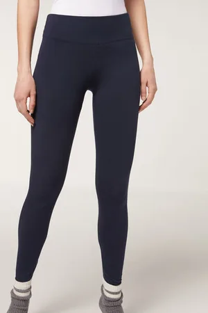 Calzedonia Leggings De Algodón Ligero Mujer Tamaño L
