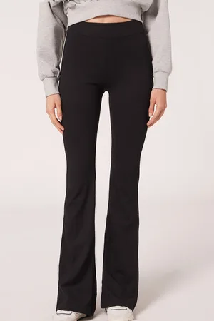 Calzedonia Leggings Acampanados Mujer Tamaño L