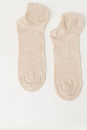 Calzedonia Calcetines Tobilleros Unisex de Algodón y Lino Hombre Tamaño 42-44