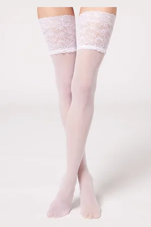 Calzedonia Medias Con Silicona 20 Deniers Mujer Tamaño 3/4