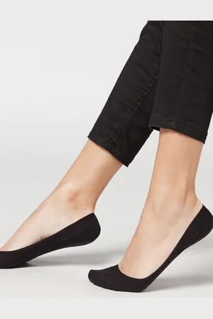 Calzedonia Pinkies De Algodón Escotados Con Corte Láser Mujer Tamaño 40-41