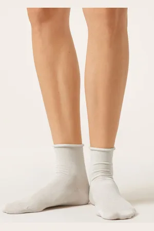 Calzedonia Calcetín con purpurina brillante en algodón Mujer Tamaño TU