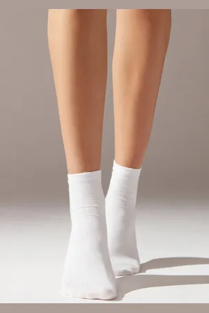Calzedonia Calcetines Cortos Con Puño Mujer Tamaño 36-38