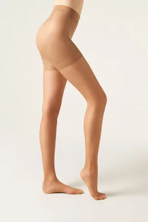 Calzedonia Pantis Transparentes 15 Deniers Strong Sculpt Mujer Tamaño 4
