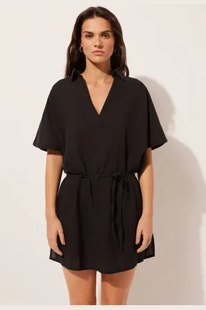 Calzedonia Caftán Corto con Cordón Mujer Tamaño S/M