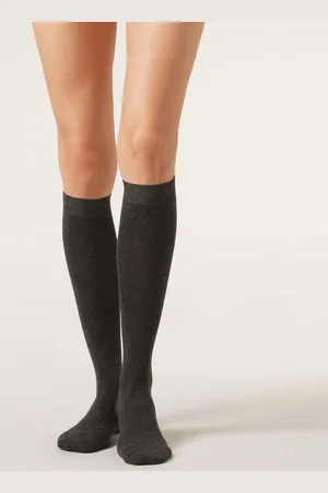 Calzedonia Calcetines largos con cachemira Mujer Tamaño 36-38