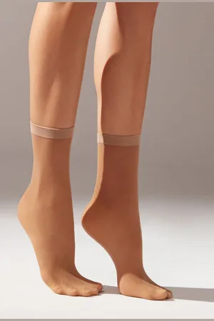 Calzedonia Calcetines Lycra Efecto Red Mujer Tamaño TU