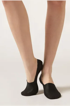 Calzedonia Calcetines Invisibles de Rejilla Mujer Tamaño TU
