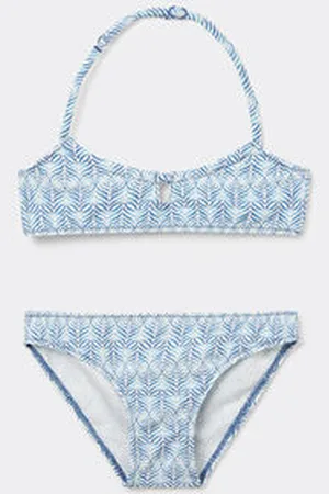 Calzedonia Bikini Dos Piezas Niña Delicate Geometric Chica Tamaño 12