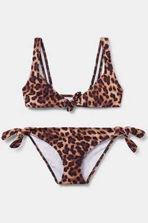 Calzedonia Bikini Dos Piezas Niña Classic Animalier Chica Tamaño 10