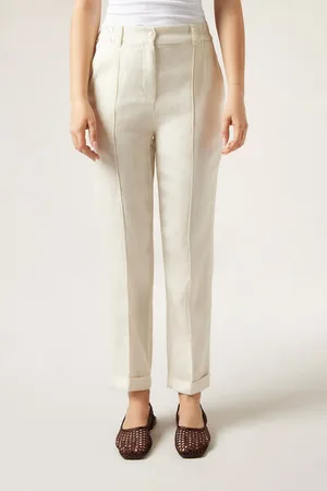 Calzedonia Pantalón Lino y Lyocell Eco Mujer Tamaño S