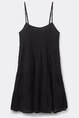 Calzedonia Vestido Corto con Volantes Mujer Tamaño M