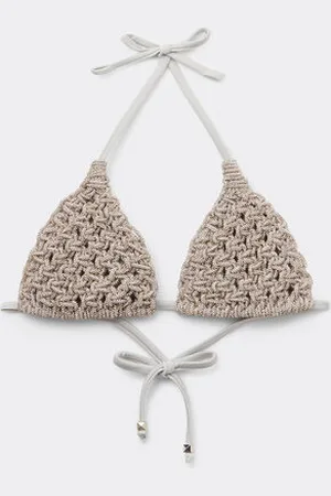 Calzedonia Bikini Top Crystal Drops Mujer Tamaño M/L