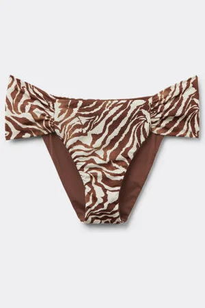 Calzedonia Braguita Bikini Brown Zebra Mujer Tamaño M