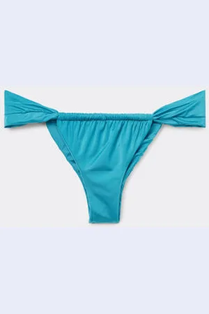 Calzedonia Brasileña Laterales Finos Bikini Shiny Satin Mujer Tamaño XS