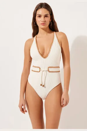 Calzedonia Bañador Bicolor Mujer Tamaño S