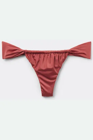 Calzedonia Brasileña Laterales Finos Bikini Shiny Satin Mujer Tamaño S