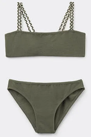 Calzedonia Bikini Dos Piezas Niña Crinkle Twist Chica Tamaño 8
