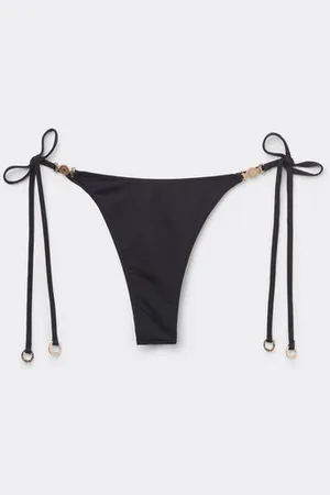 Calzedonia Tanga Lazos Bikini Minimal Fit Mujer Tamaño M/L