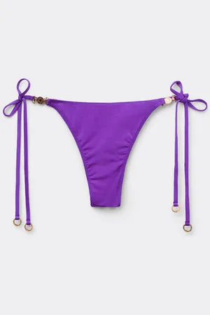 Calzedonia Tanga Lazos Bikini Minimal Fit Mujer Tamaño S/M