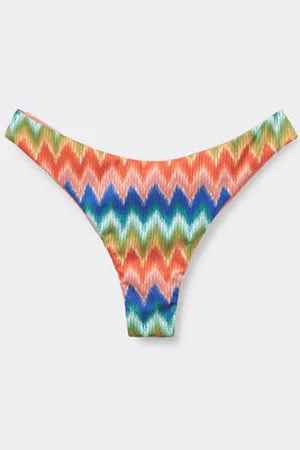 Calzedonia Brasileña Bikini Elegant Chevron Mujer Tamaño S