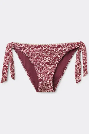 Calzedonia Braguita Bikini Lazos Botanic Bordeaux Mujer Tamaño M