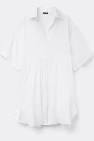 Calzedonia Vestido Camisero Corto Mujer Tamaño S/M