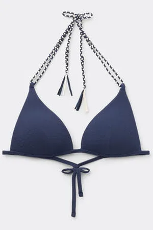 Calzedonia Triangulo Bikini Relleno Crinkle Twist Mujer Tamaño 2