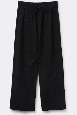 Calzedonia Pantalón Palazzo Jacquard Mujer Tamaño M