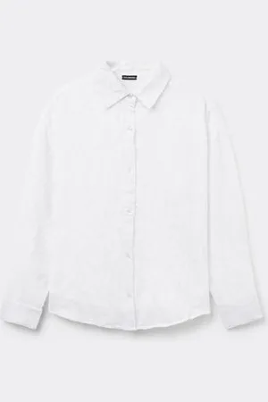 Calzedonia Camisa Corta Jacquard Mujer Tamaño M