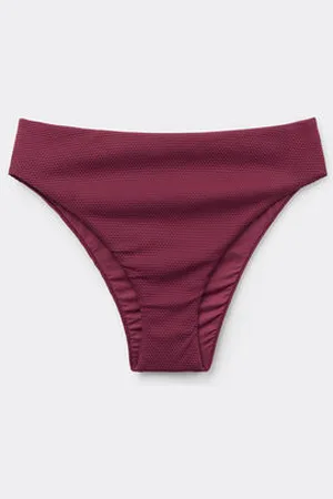 Calzedonia Brasileña Bikini Tiro Alto Classy Piquet Mujer Tamaño M