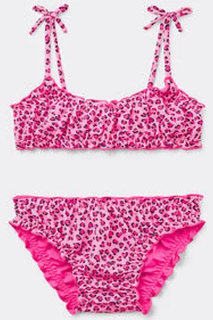 Calzedonia Bikini Dos Piezas Niña Pink Animalier Chica Tamaño 6