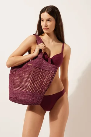 Calzedonia Bolsa de Playa con Bolsito Mujer Tamaño TU