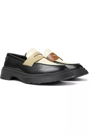 Camper Mujer Oxford y mocasines - Twins - Zapatos De Vestir Para Mujer - Negro, Blanco, Beige, Talla 35, Piel Lisa