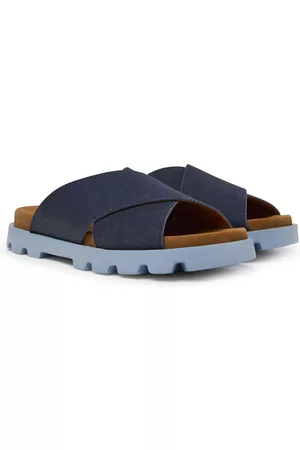 Camper Mujer Sandalias - Brutus Sandal - Sandalias Para Mujer - Azul, Talla 35, Textil