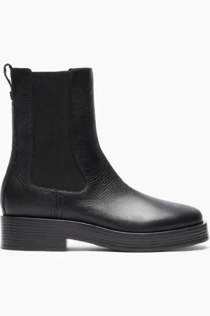 Casadei Charlie Leather Ankle Boots