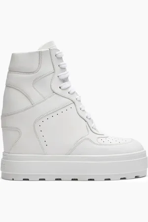 Casadei High Top Leather Sneakers