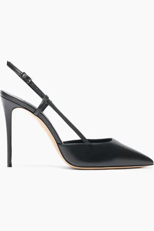 Casadei Julia Leather Slingbacks