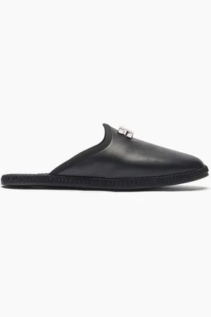Casadei Capalbio Leather Slippers