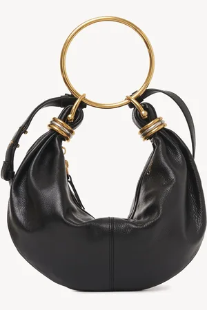Chloé Bolso hobo Bracelet pequeño de cuero granulado