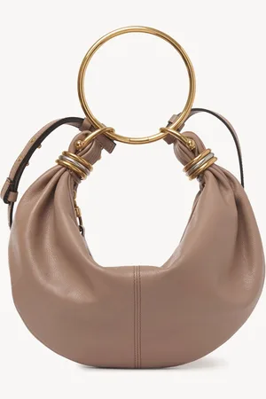 Chloé Bolso hobo Bracelet pequeño de cuero granulado
