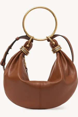 Chloé Bolso hobo Bracelet pequeño de cuero granulado