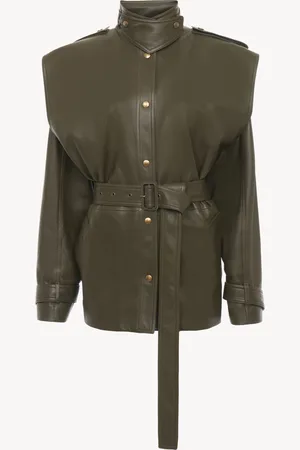 Chloé Chaqueta oversize de cuero