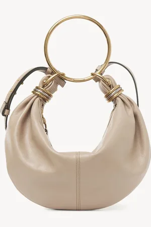 Chloé Bolso hobo Bracelet pequeño de cuero granulado