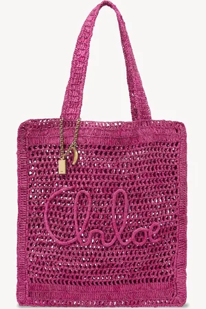 Chloé Bolso tote Summer Banana de rafia