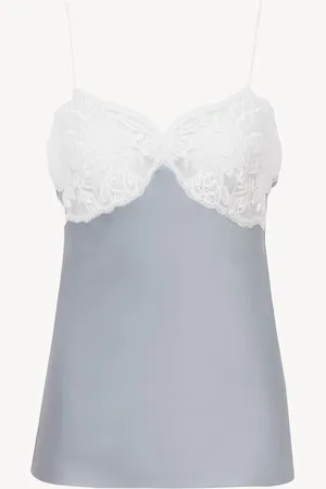 Chloé Camisola de encaje y satén