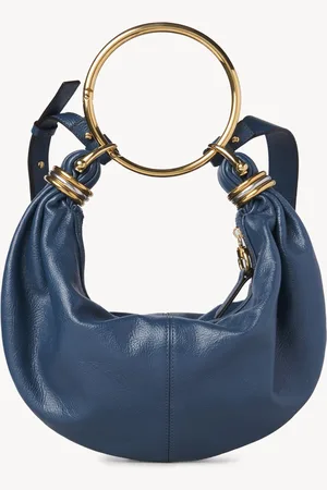 Chloé Bolso hobo Bracelet pequeño de cuero granulado
