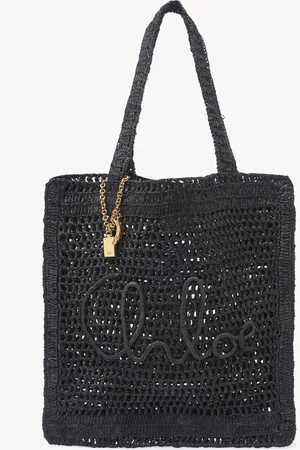 Chloé Bolso tote Summer Banana de rafia