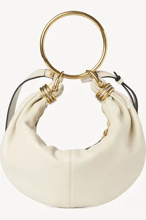 Chloé Bolso hobo Bracelet pequeño de cuero granulado