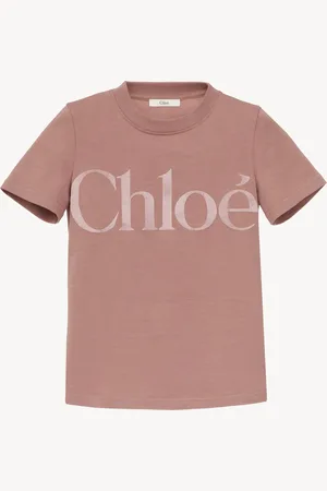 Chloé Camiseta ajustada de jersey de algodón